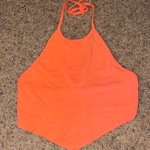 Halter hanky crop top